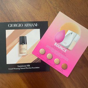 Giorgio Armani Luminous Silk + Beauty Blender Bounce Foundations